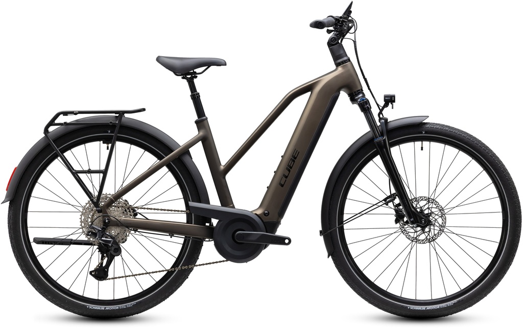 Električno kolo CUBE Touring Hybrid Pro 800 metallicumbra´n´black Trapeze 2027