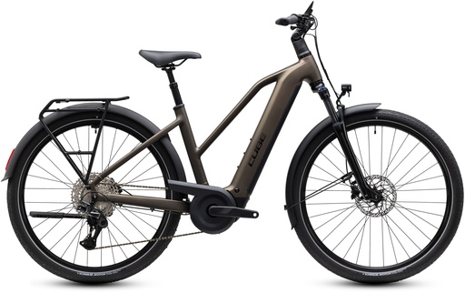 Električno kolo CUBE Touring Hybrid Pro 800 metallicumbra´n´black Trapeze 2027 (46 cm)
