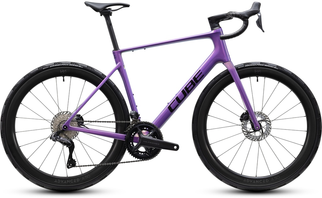 Road bike CUBE Attain C:62 SLT cosmicpurple'n'black 2027