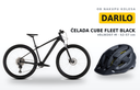 Gorsko kolo CUBE Aim SLX slateblack´n´black 2026 + čelada Cube Fleet Black, M - 52-57