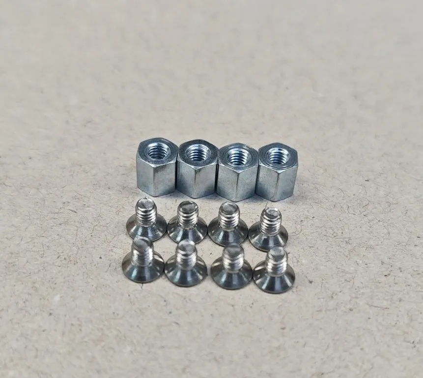 InTube screw set (8 screws + 4 spacer)
