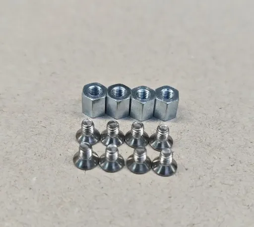 InTube screw set (8 screws + 4 spacer)