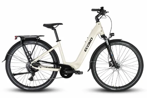 SAMPLE E-bike ECONO Mare 28 CITY Matt white 2027 Velikost: UNI Baterija: 800Wh