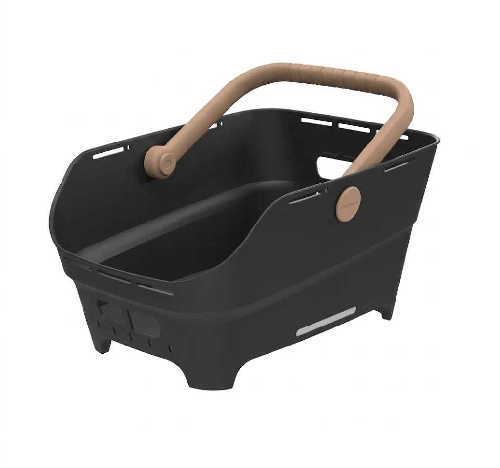 Basil Cento Neo Multi NX - rear bicycle basket - black