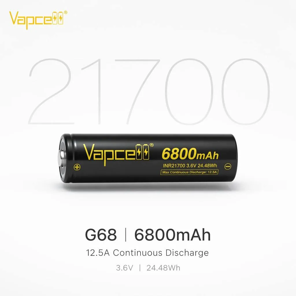 Battery cell Vapcell G68 21700 6800mAh 12,5A