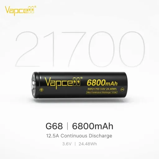 Battery cell Vapcell G68 21700 6800mAh 12,5A