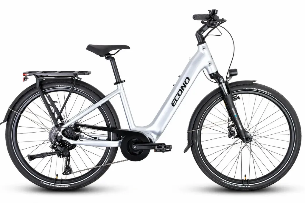 Električno kolo ECONO Mare CITY 26 EEC4 Matt aluminium grey 2027 (600Wh (16.5Ah))