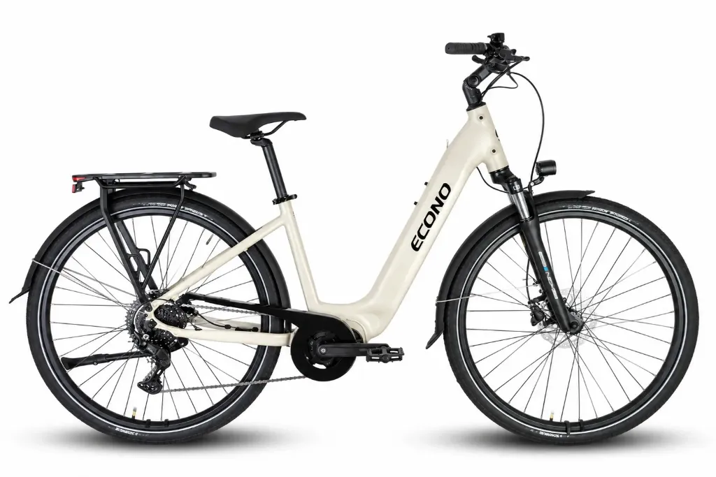Električno kolo ECONO Mare CITY 28 EEC4 Matt white 2027 (600Wh (16.5Ah))