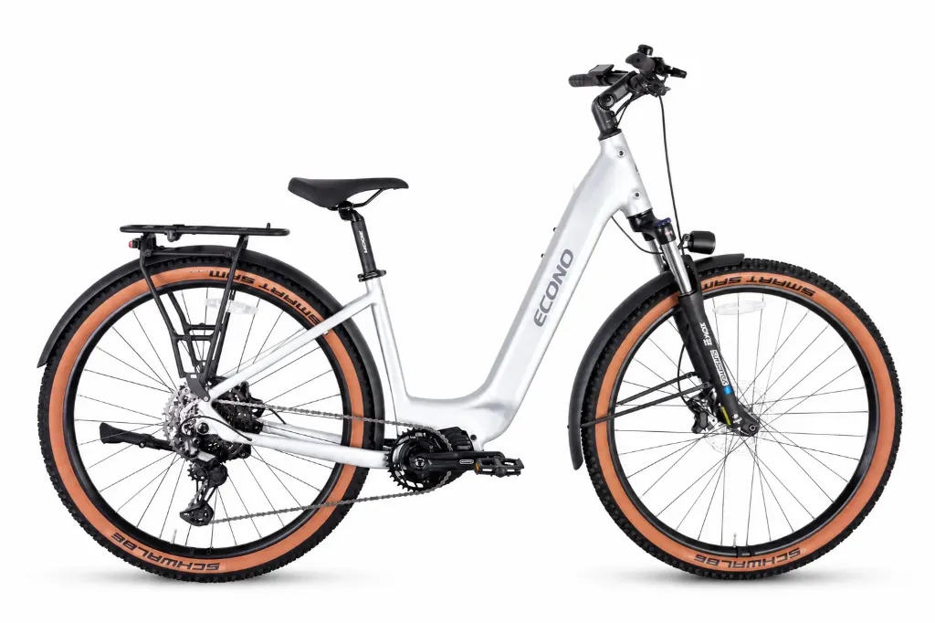 Electric bike ECONO Gams SUV 29 EEC7 Matt aluminium grey 2027 (S/M, 600Wh (16.5Ah))