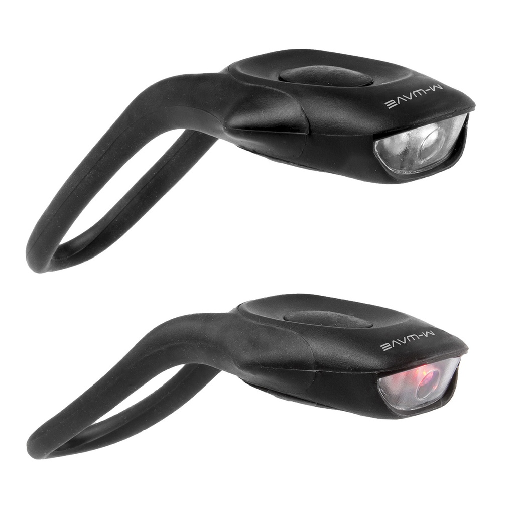 Set Lights M-Wave Cobra Black