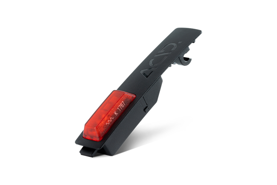 E-Bike PRO rear light for black fender