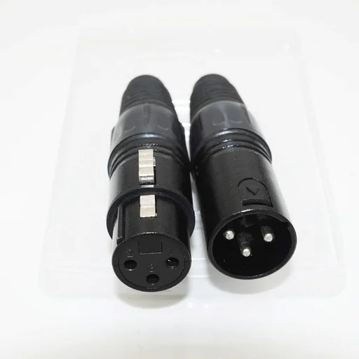 Connector XLR pair male/female