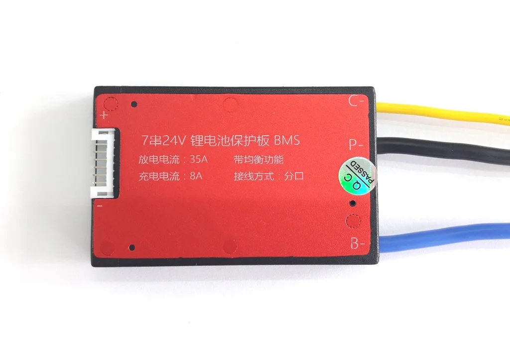 BMS vezje 7S 24V 35A