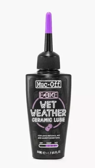 Mazivo za verigo MUC-OFF eBike WET 50ml