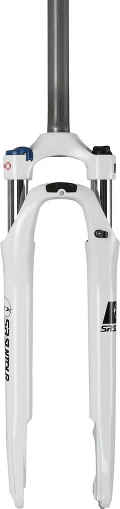 Suspension Fork SR Suntour 28'' NEX E25 LO, Coil, 65mm, 9x100mm, bela