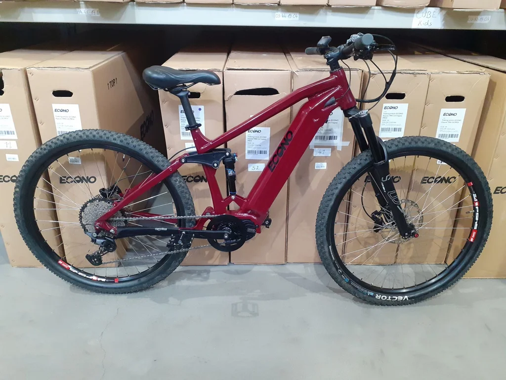 Full suspension e-bike ECONO Pantera B C4 2022 Red