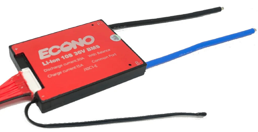 BMS vezje ECONO 10S 36V 30A common port