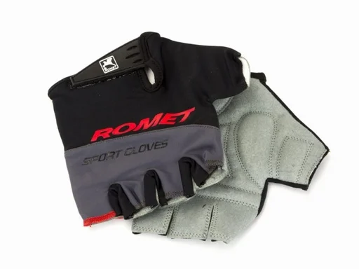 Cycling Gloves Black Gray Romet Size L