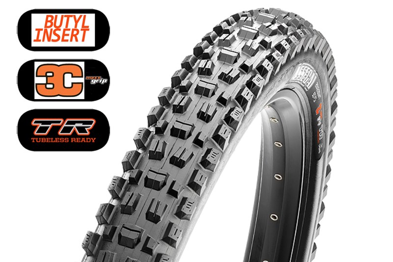 Tyre MAXXIS 29x2.50, Assegai WT DH TR 3C Maxx Grip