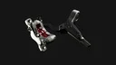 Hydraulic brake set TEKTRO HD-M535, 4/4 piston, 180/203 disk