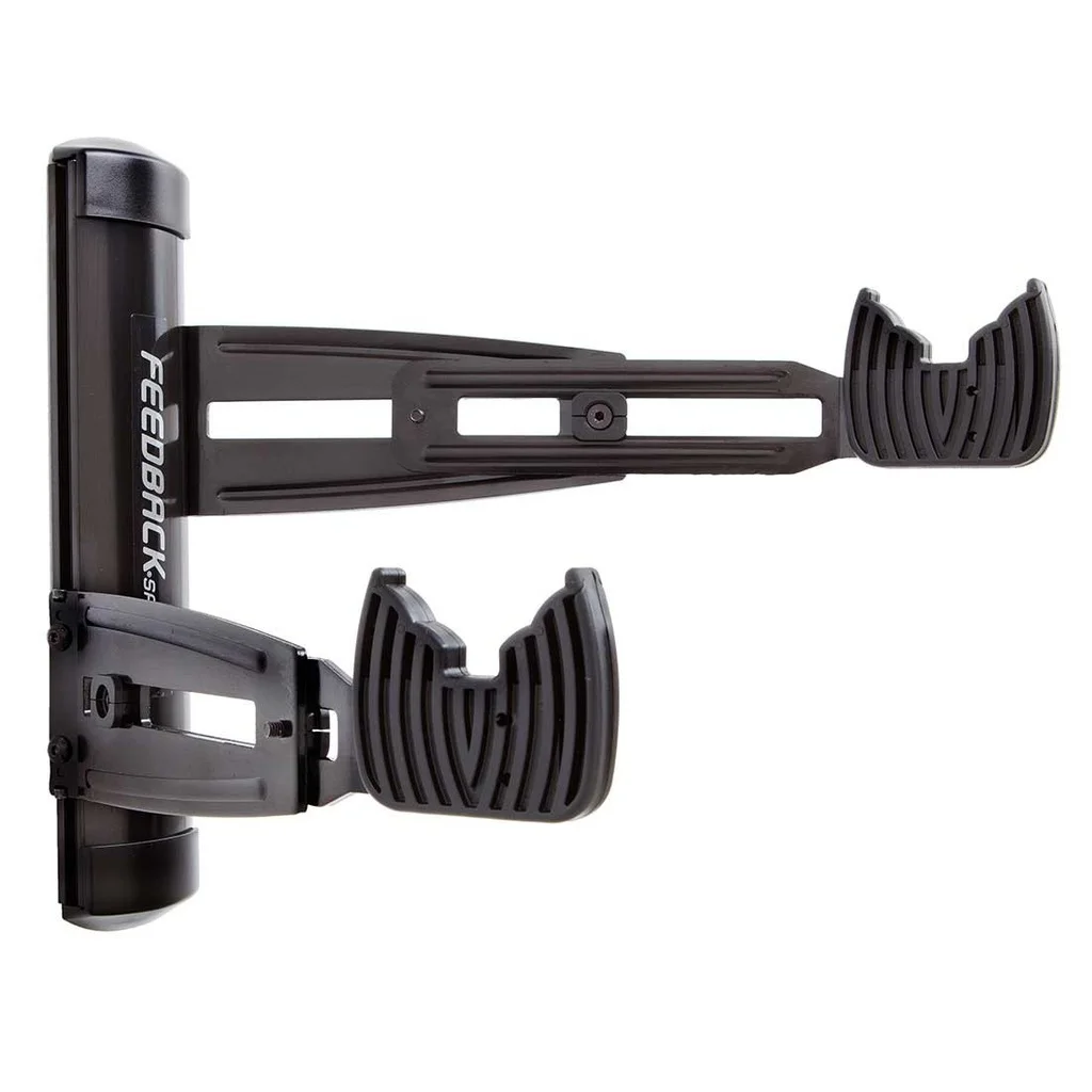 Stensko držalo za kolesa Feedback Sports Velo Wall Rack 2D – črno