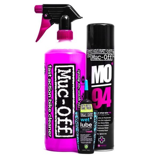 Set to clean muc-off Wash&lube