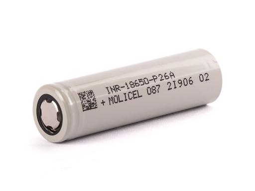 Battery cell Molicel INR18650-P26A 2600mAh 35A